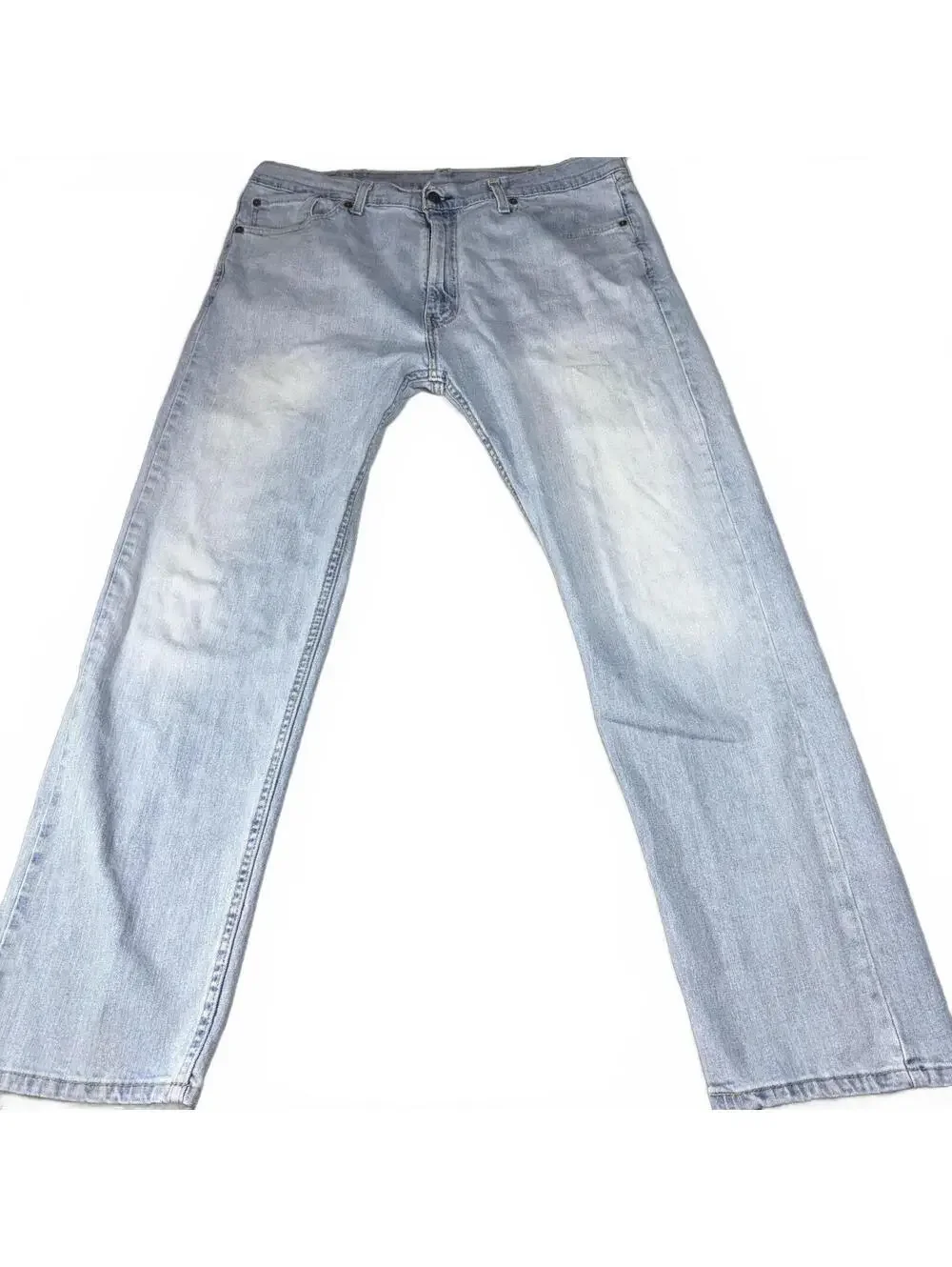 Levi's 505 Men’s 40 x 32 Straight Relaxed Light Wash Denim Jeans Work Or Casual - Picture 1 of 7